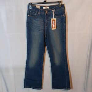 Levi's Women's Dark Blue Flare Jeans